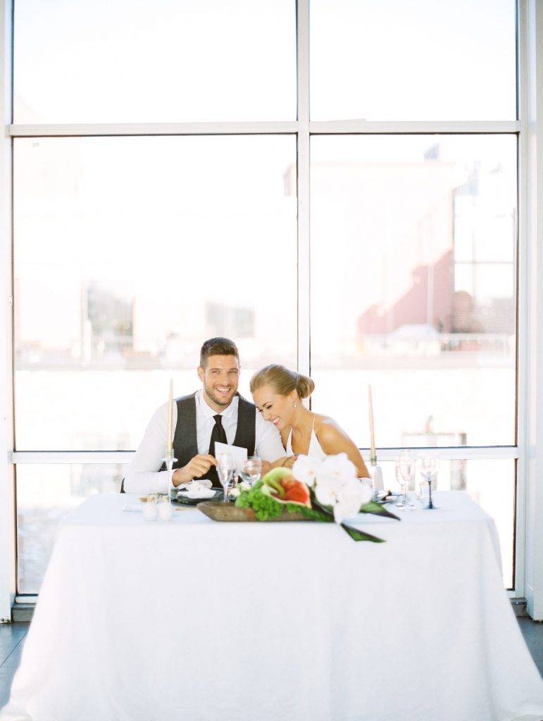 W Loft Wedding Sweetheart Table