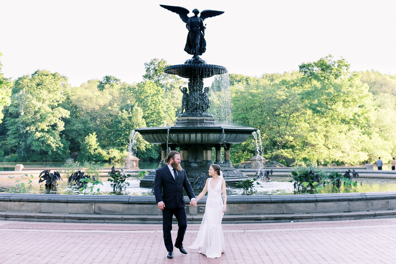 Bethesda Fountain  NY Central Park Wedding Ceremony