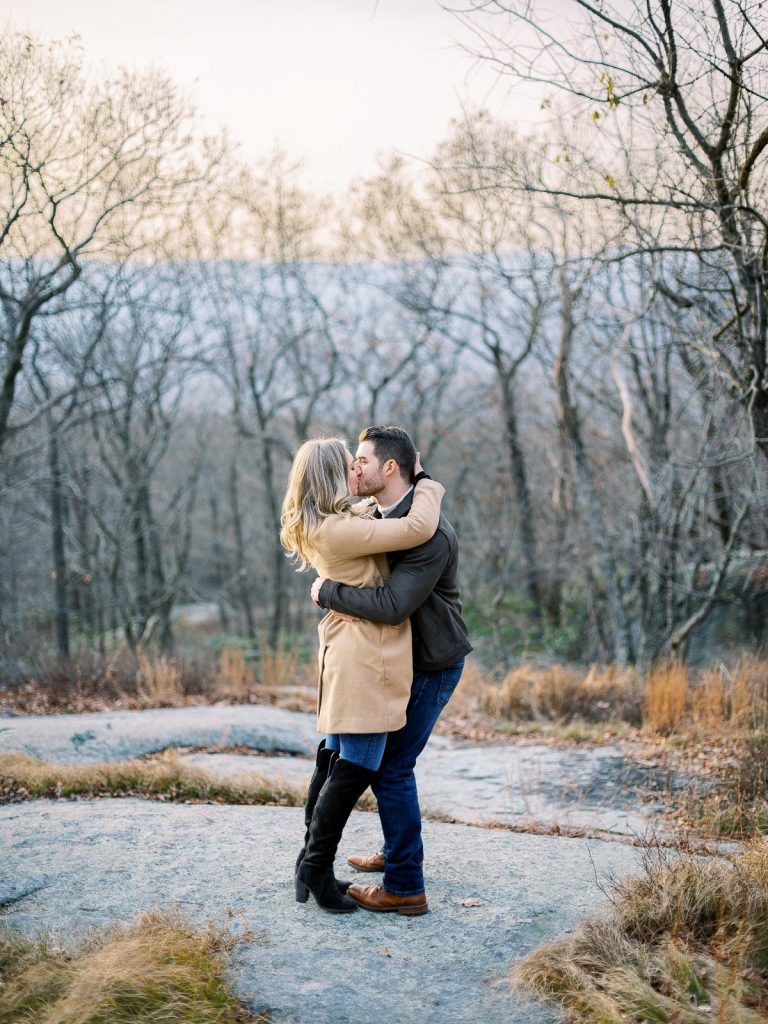 Hudson Valley Wedding Photographer Kiss