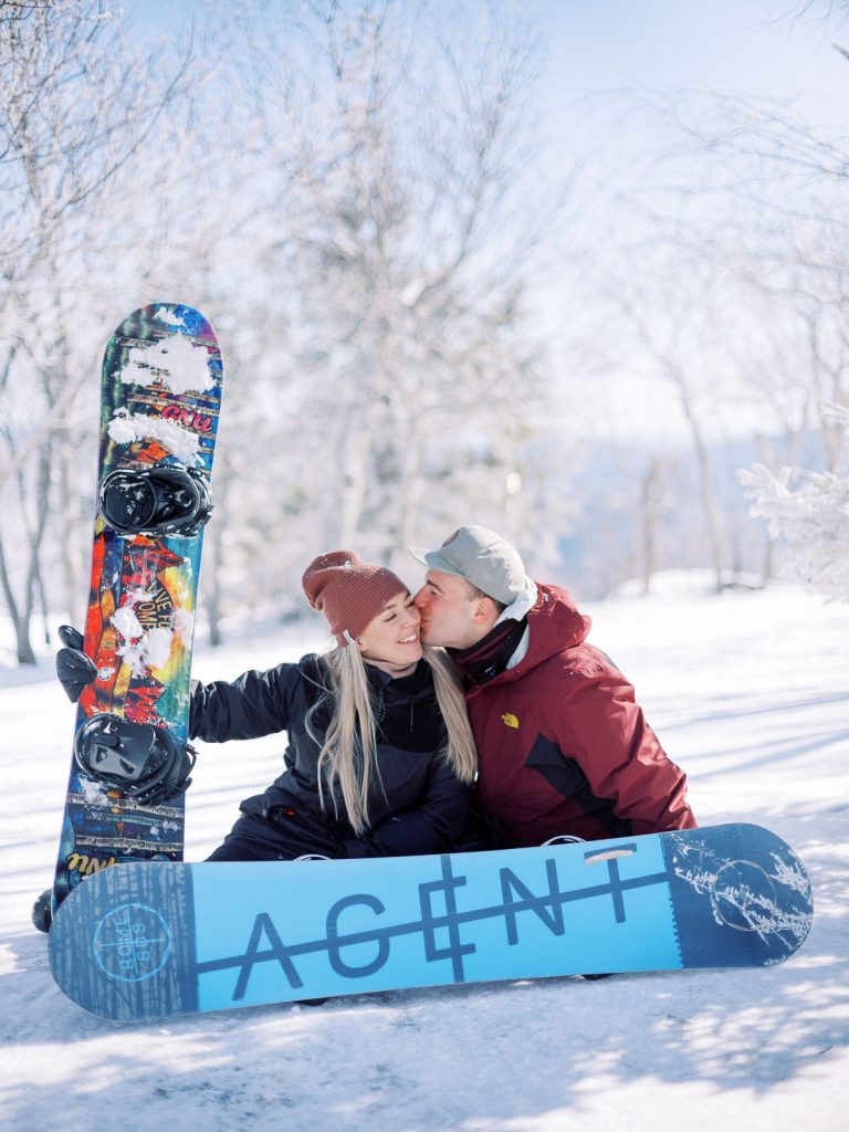Snowboard Engagement Session