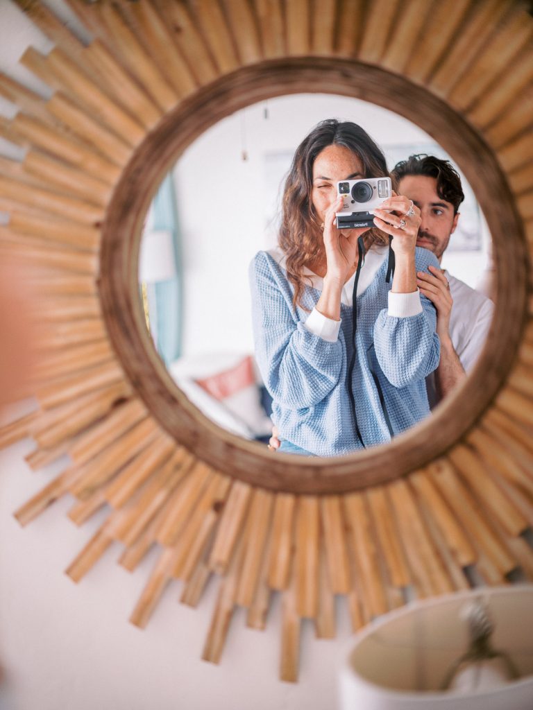 Polaroid Props in mirror