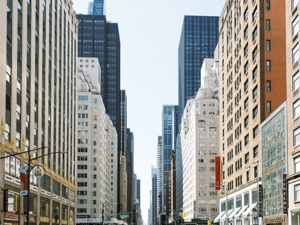New York City Street near 1 Hotel.
