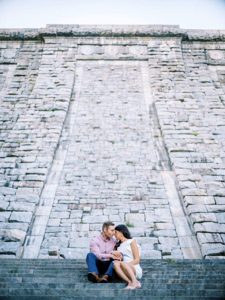 Date Night Engagement Session wall